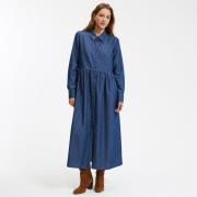 Robe longue en denim, manches longues