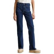 Jean flare en coton stretch