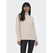 Pull en fine maille, col montant