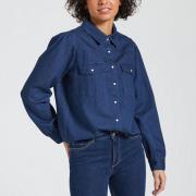 Chemise en jean, manches longues