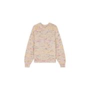 Pull manches longues, col rond, CLAIRETTE