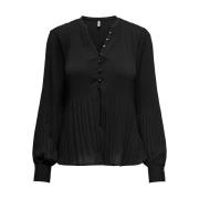 Blouse fluide plissée