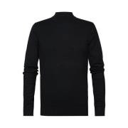 Pull col montant en viscose