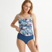 Haut de maillot de bain tankini imprimé floral