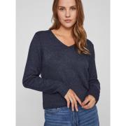 Pull col v en fine maille