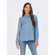 Chemise en denim, manches longues