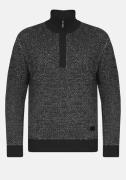 Pull col montant en fine maille