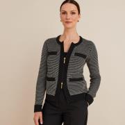 Cardigan col rond en grosse maille