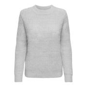 Pull en maille mousseuse, col rond