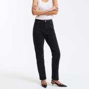 Jean regular, droit, taille haute