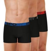 Lot de 3 boxers unis en microfibre