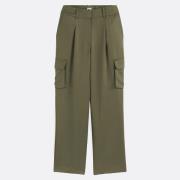 Pantalon cargo droit en Lyocell