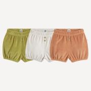 Lot de 3 shorts en éponge