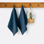 Lot de 2 torchons lin lavé Victorine