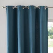 Rideau uni coton natté oeillet Panama