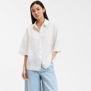 Chemise ample manches coudes lin Signature, AMBRE