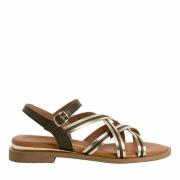 Sandales plates multibride