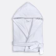 Peignoir capuche éponge velours 450 g/m2, Trizie