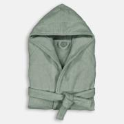 Peignoir capuche éponge velours 450 g/m2, Trizie