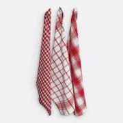 Lot de 3 torchons coton, Jenjla