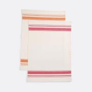 Lot de 2 torchons coton rayé, Barjac