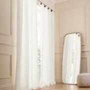 Rideau lin lavé doublé anneaux, Private