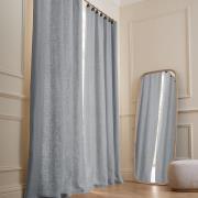 Rideau lin lavé doublé anneaux, Private