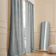 Rideau lin lavé doublé, à œillets, Private