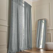 Rideau lin lavé finition ruflette, Private