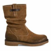 Bottes mi-hautes en cuir