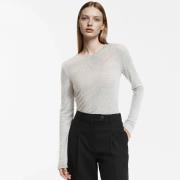 T-shirt col rond manches longues